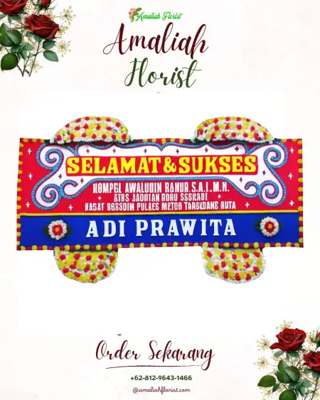 Papan Bunga Ucapan Selamat Kebutuh